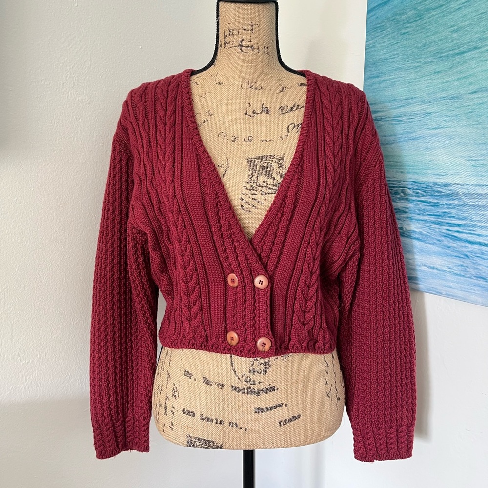 Vintage Oversized Cardigan Plück Paris